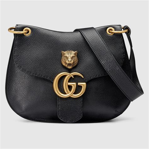 gucci gg shoulder bag black|authentic Gucci shoulder.